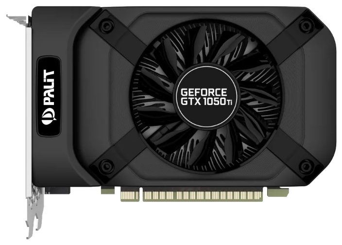 Видеокарта Palit GeForce GTX 1050 Ti PA-GTX1050Ti StormX 4G PCI-E 4096Mb 128 Bit Retail