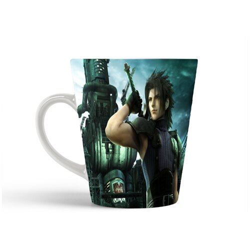 фото Кружка-латте coolpodarok crisis core final fantasy достает меч из-за спины