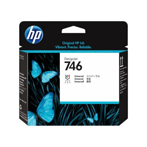 Расходные материалы HP Печатающая головка 746 (шестицветная) картридж hp c5055a cyan для hp designjet 4500 печатающая головка