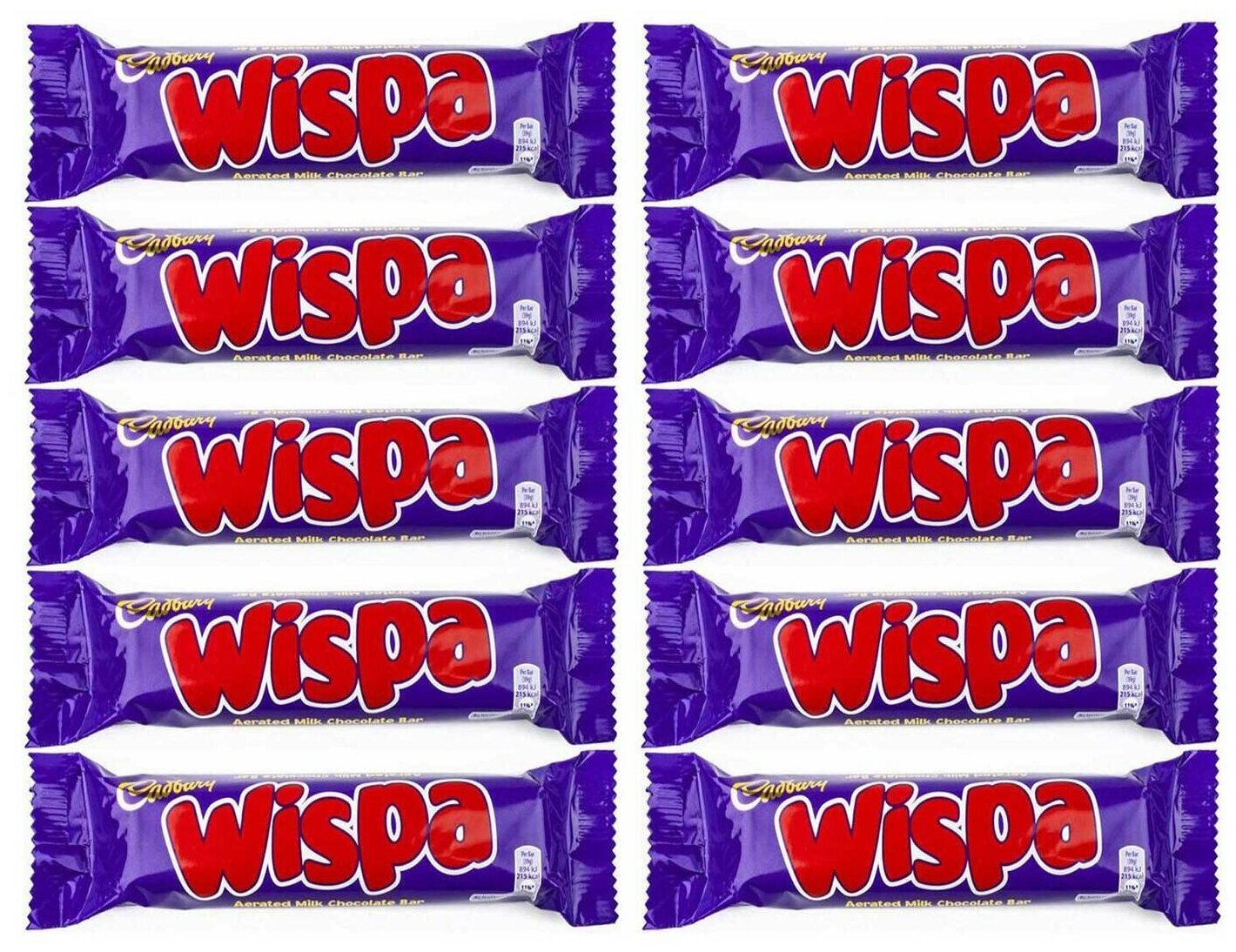 Шоколадный батончик Wispa 36гр x 10 шт