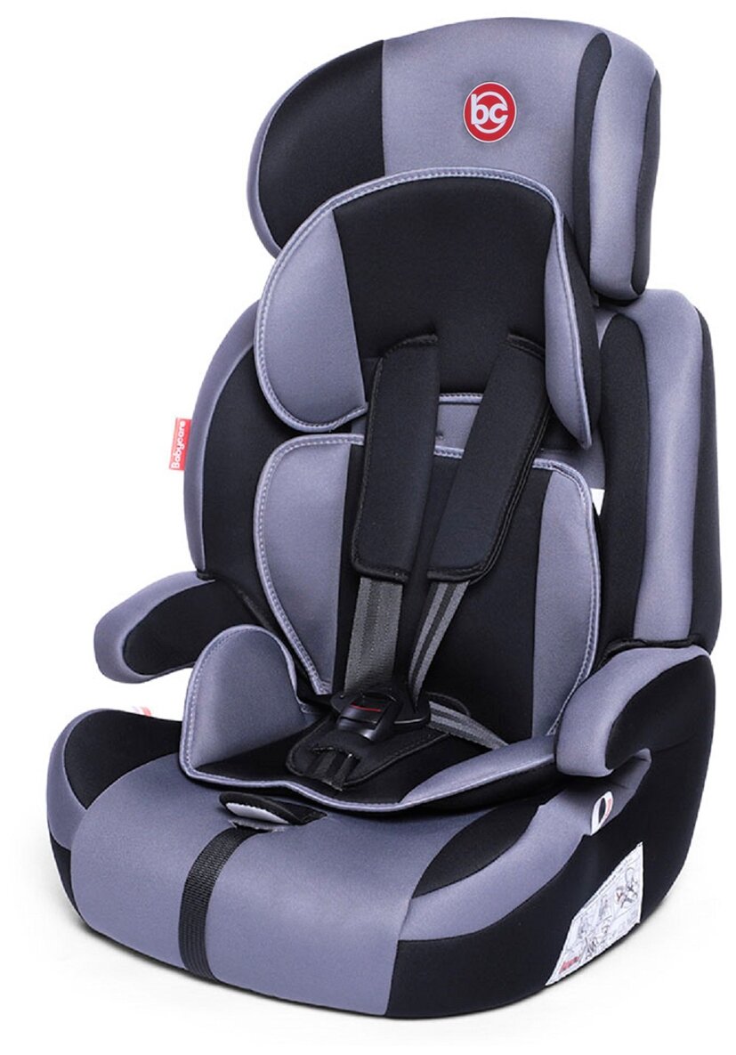 Babycare Детское автомобильное кресло Legion гр I/II/III, 9-36кг, (1-12лет), серый1023/черный