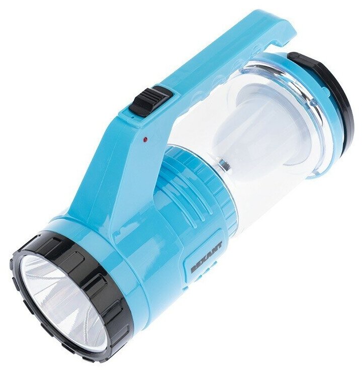 Rexant фонари 75-721 Фонарь туристический поисковый кемпинговый с Powerbank, аккумулятор, головной + боковой свет, солнечная батарея. Индикатор