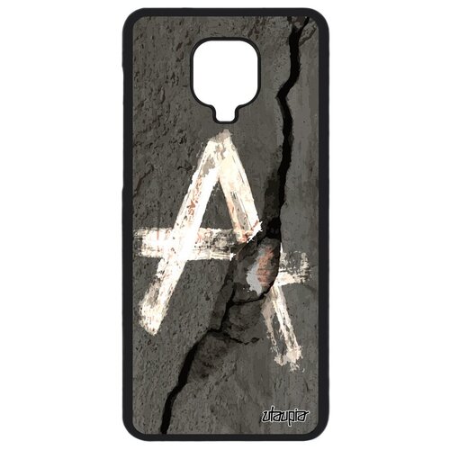 фото Необычный чехол на телефон // xiaomi redmi note 9 pro // "анархия" хаос дизайн, utaupia, серый