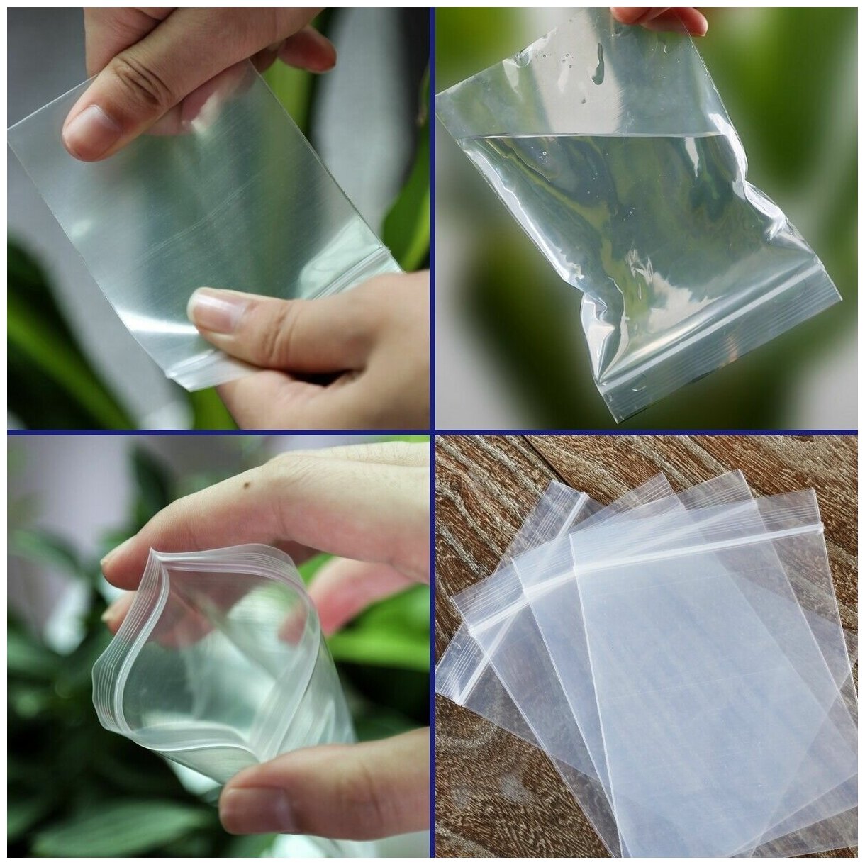 Пакеты Zip Lock 40х50 см 100шт с застежкой Зип Лок для упаковки хранения заморозки с замком зиплок гриппер 40 на 50