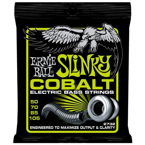 Ernie Ball 2732 - струны для бас-гитары Cobalt Bass Regular Slinky (50-70-85-105)