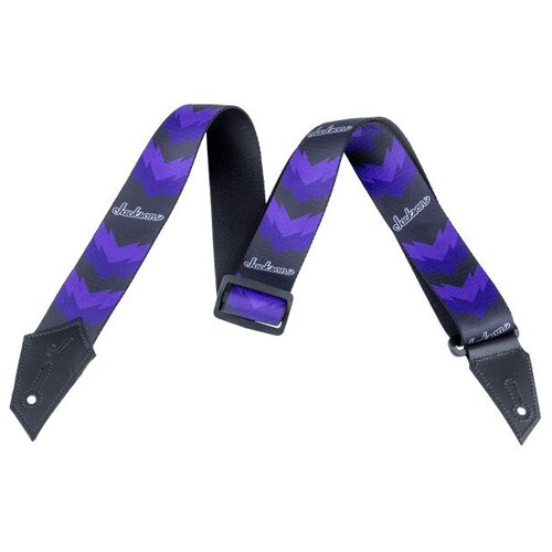 Ремень для гитары JACKSON STRAP JACKSON DBL V BLK/PUR