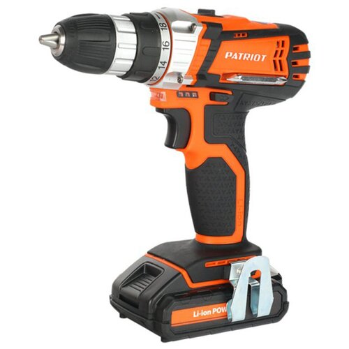 Дрель-шуруповерт аккумуляторная Patriot BR 181LiUES 18 В кейс 510600₽