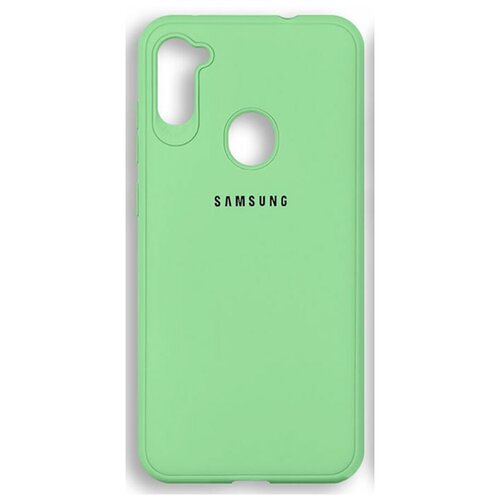 фото Чехол силиконовый для samsung a11 (салатовый) zamarket