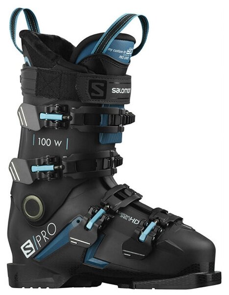 Горнолыжные ботинки Salomon S/Pro HV 100 Black/Blue (20/21) (25.5)
