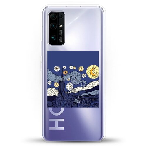 фото Силиконовый чехол ночь на honor 30 andy & paul