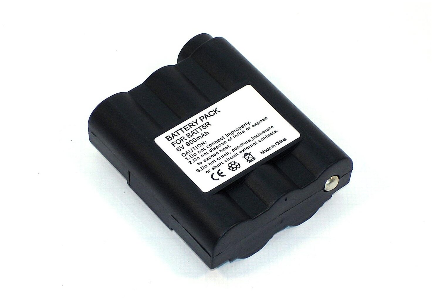 Аккумулятор для Midland GXT1000 GXT300 GXT400 (BATT-5R) 900mAh 6V Ni-Mh