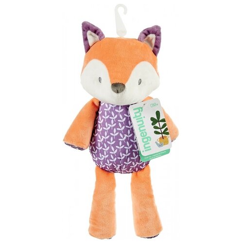 Мягкая игрушка Ingenuity плюшевая Лисичка, 28 см, оранжевый