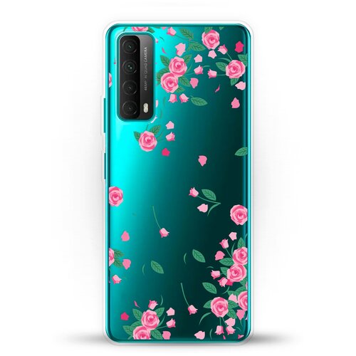 фото Силиконовый чехол розочки на huawei p smart 2021 andy & paul