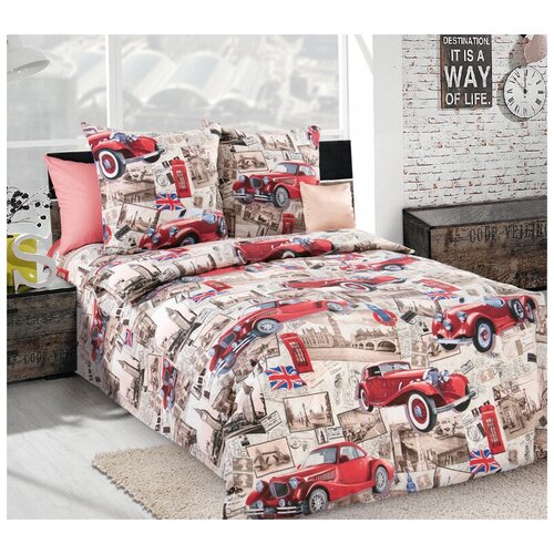 фото Постельное белье детское «ретро 1», бязь (1,5 спальное) текс-дизайн