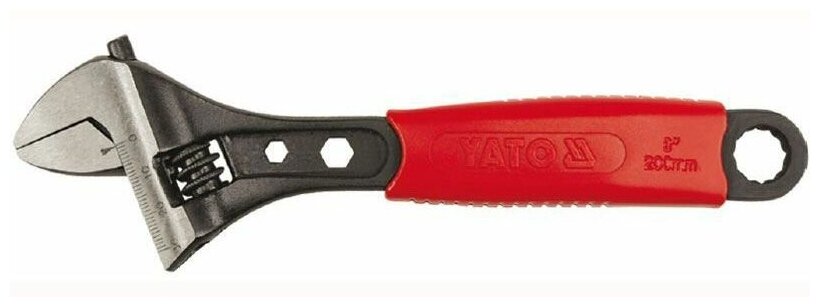 Ключ разводной Yato "Профи" с прорезиненной ручкой длина 16 см