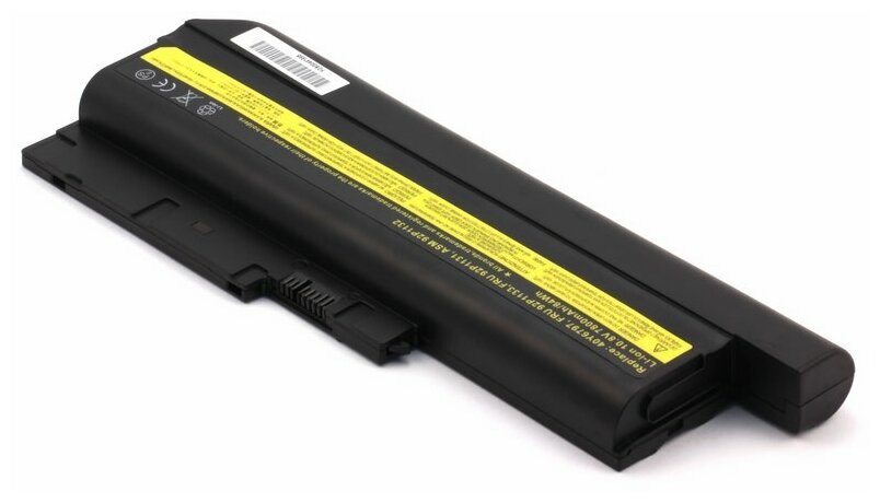 Аккумуляторная батарея усиленная для ноутбука Lenovo ThinkPad R61 (6600mAh)