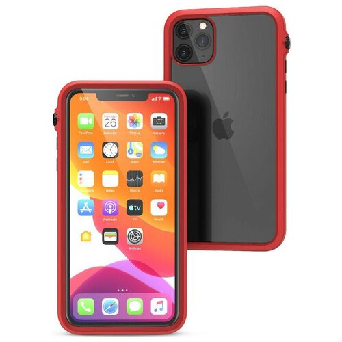 фото Противоударный чехол catalyst impact protection case для iphone 11 pro max, цвет черный/красный (catdrph11redl)