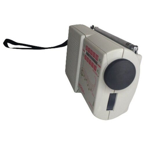 Приемник радиовещательный Нейва РП-216 FMУКВ диапозоны серый в комплекте с алкалиновыми батарейками 215300₽