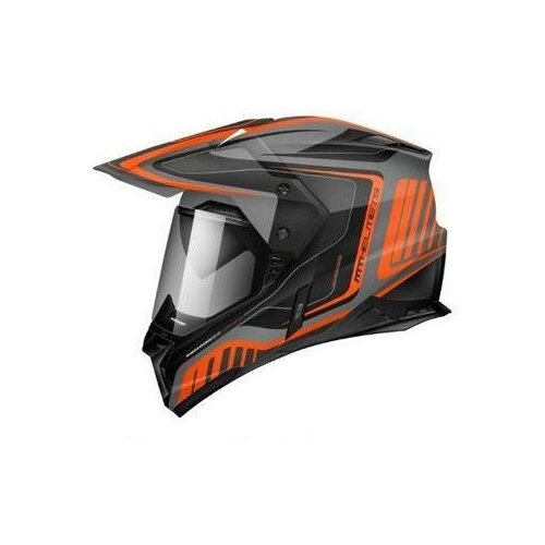 фото Шлем кроссовый mt synchrony duo sport tourer (xxl, matt platinum black orange) mt helmets