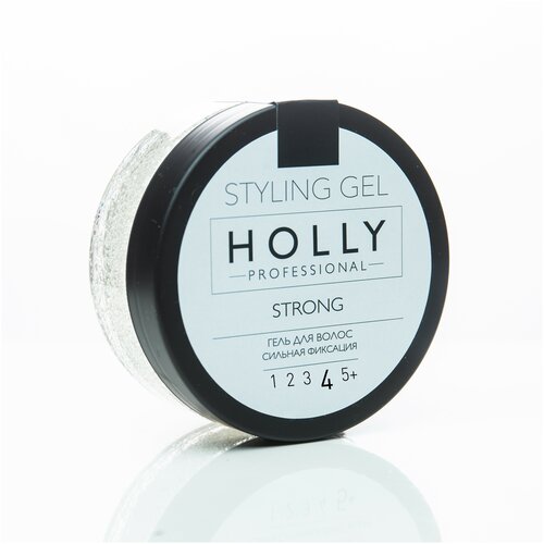 Гель для укладки волос с сильной фиксацией STYLING GEL STRONG Holly Professional, 150 мл гель для укладки волос с сильной фиксацией styling gel strong holly professional 150 мл