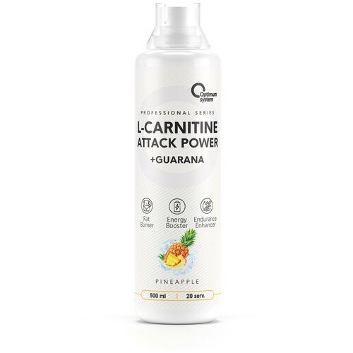 Optimum system L-carnitine Attack power, вкус манго-груша (500 мл.) optimum system l carnitine concentrate вкус яблоко груша 500 мл