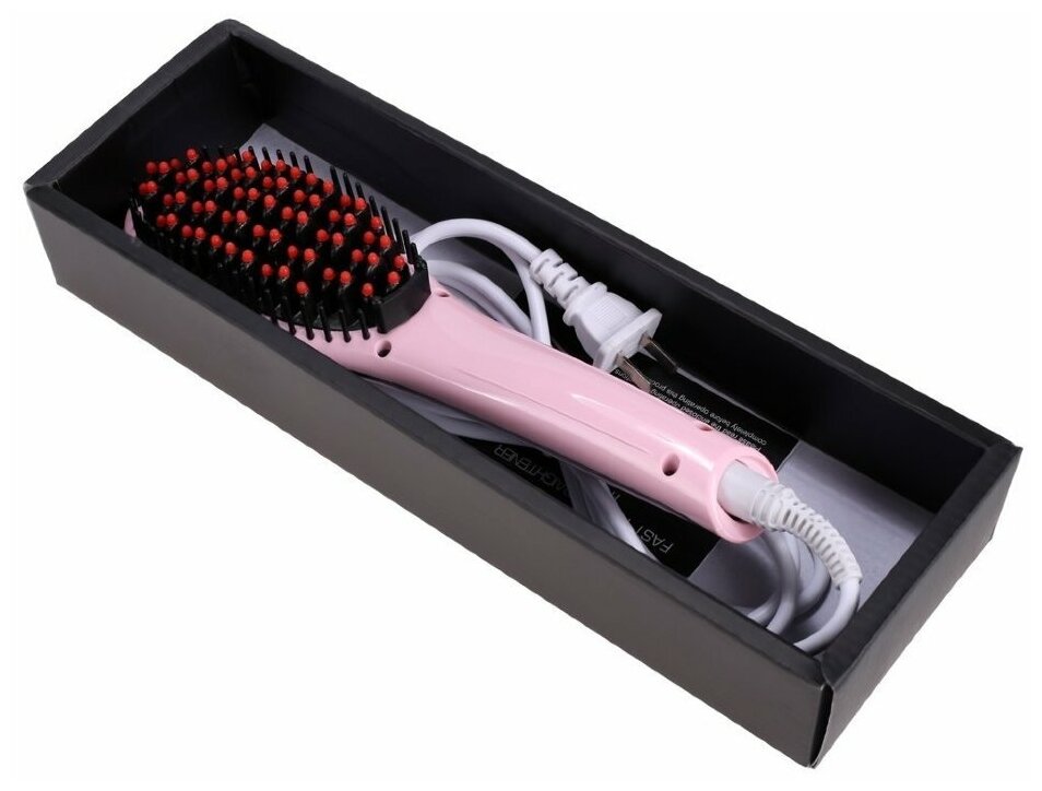 Электрическая расческа-выпрямитель Fast Hair Straightener HQT-906 - фотография № 4