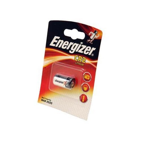 Элемент питания Energizer CR2 BL1, арт. 01897 (1 шт.) батарейки energizer cr1216 bl1 lithium 3v 1 10 140