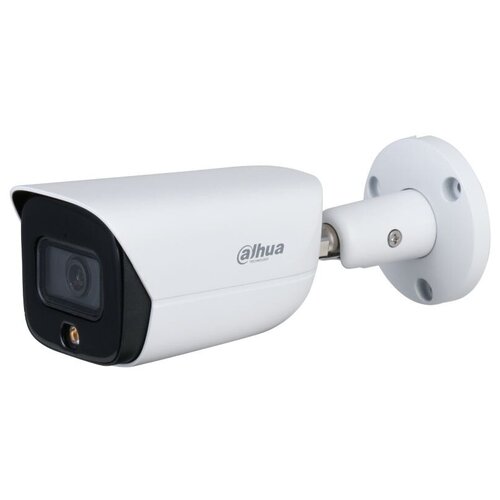 Камера видеонаблюдения IP Dahua DH-IPC-HFW3249EP-AS-LED-0280B 2.8-2.8мм цветная корп: белый ip камера видеонаблюдения цилиндрическая dahua dh ipc hfw1239s1p led 0280b s5