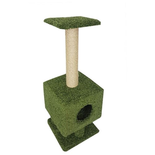 Домик Квадратный на ножках Пушок ковролин зеленый (1 шт) домик квадратный на ножках пушок ковролин бежевый 1 шт