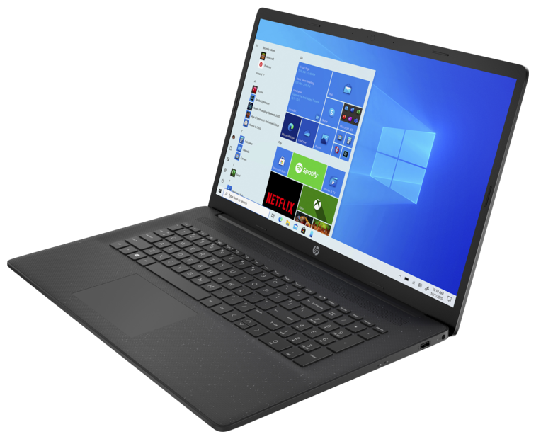 Ноутбук HP 17-cn0094ur 4E1U9EA (Intel Celeron N4020 1.1 GHz/8192Mb/256Gb SSD/Intel UHD Graphics/Wi-Fi/Bluetooth/Cam/17.3/1600x900/Windows 10 Home 64-bit)