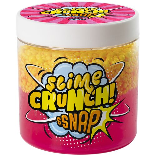 Слайм SLIME Crunch Ssnap с ароматом клубники, красный