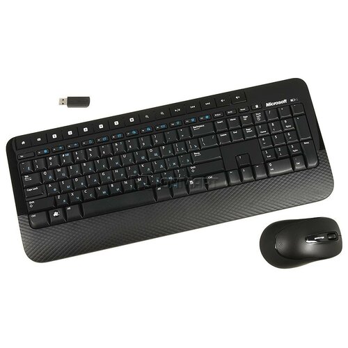 фото Набор microsoft retail wireless desktop 2000 black usb m7j-00012