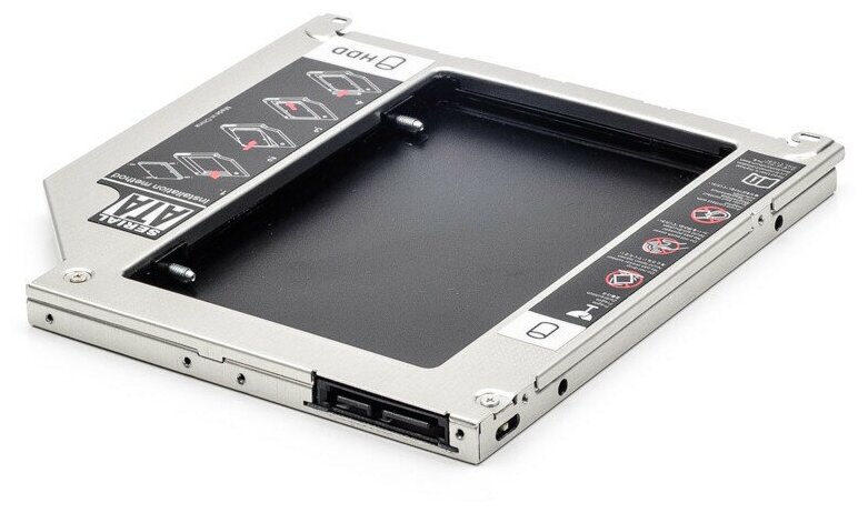Привод-карман оптибей / optibay 12.7 мм SATA-SATA SSD в ноутбук