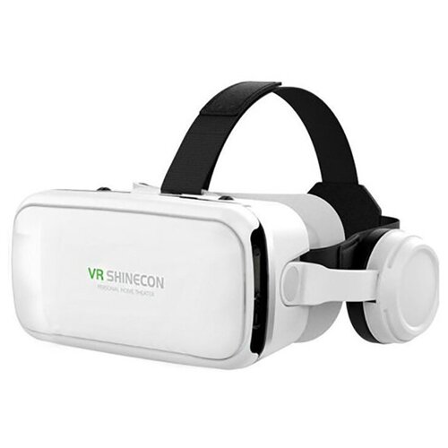 фото Очки виртуальной реальности vr shinecon 6.0 с наушниками белый