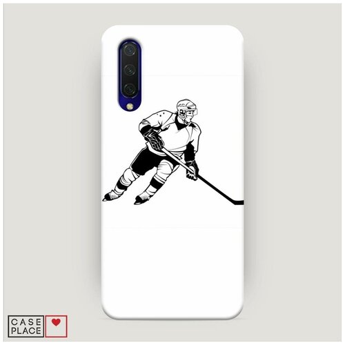 фото Чехол пластиковый xiaomi mi a3 lite хобби хоккей case place