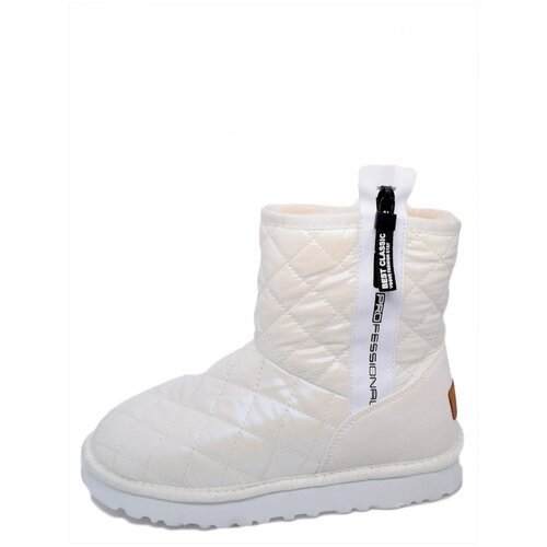 фото Cv martanni 44-184v женские угги белый текстиль зима, размер 37