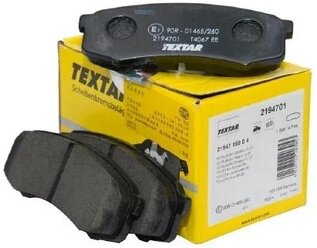Дисковые тормозные колодки задние Textar 2194701 для Lexus, Mitsubishi, Toyota (4 шт.)