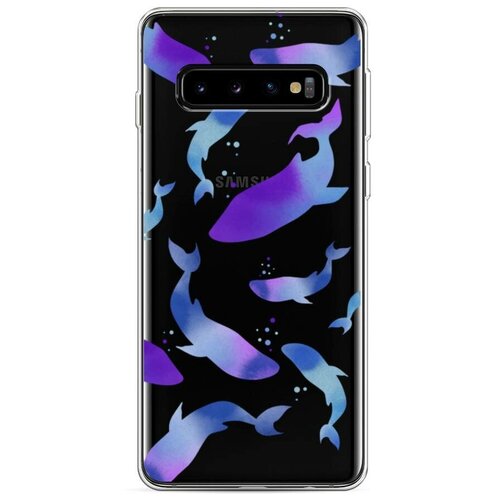 фото Силиконовый чехол "подводные жители" на samsung galaxy s10 / самсунг галакси s10 case place