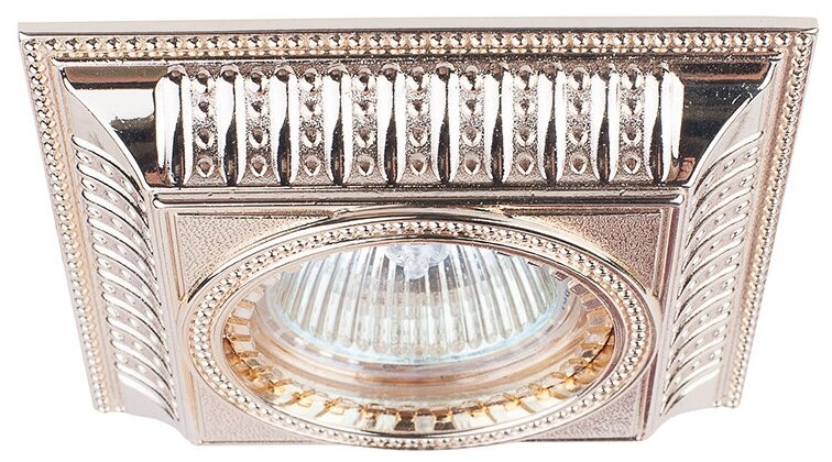 Donolux Светильник встраиваемый квадрат цинковый сплав неповоротный MR16 max 50w GU53 D 100х100