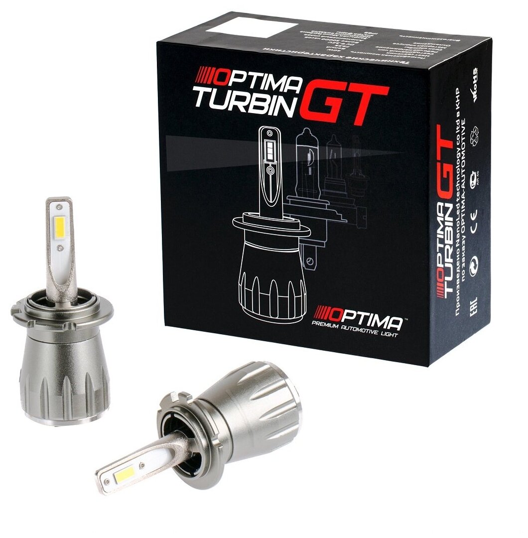 Светодиодные лампы Optima Led Turbine GT D2 4000Lm 9-32V
