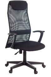 Кресло руководителя Бюрократ, KB-8/BLACK (спинка сетка черная TW-01, сиденье сетка черная TW-11)