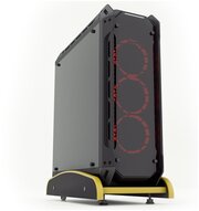 Подставка под системный блок для компьютера Xplace , Черно-желтая
