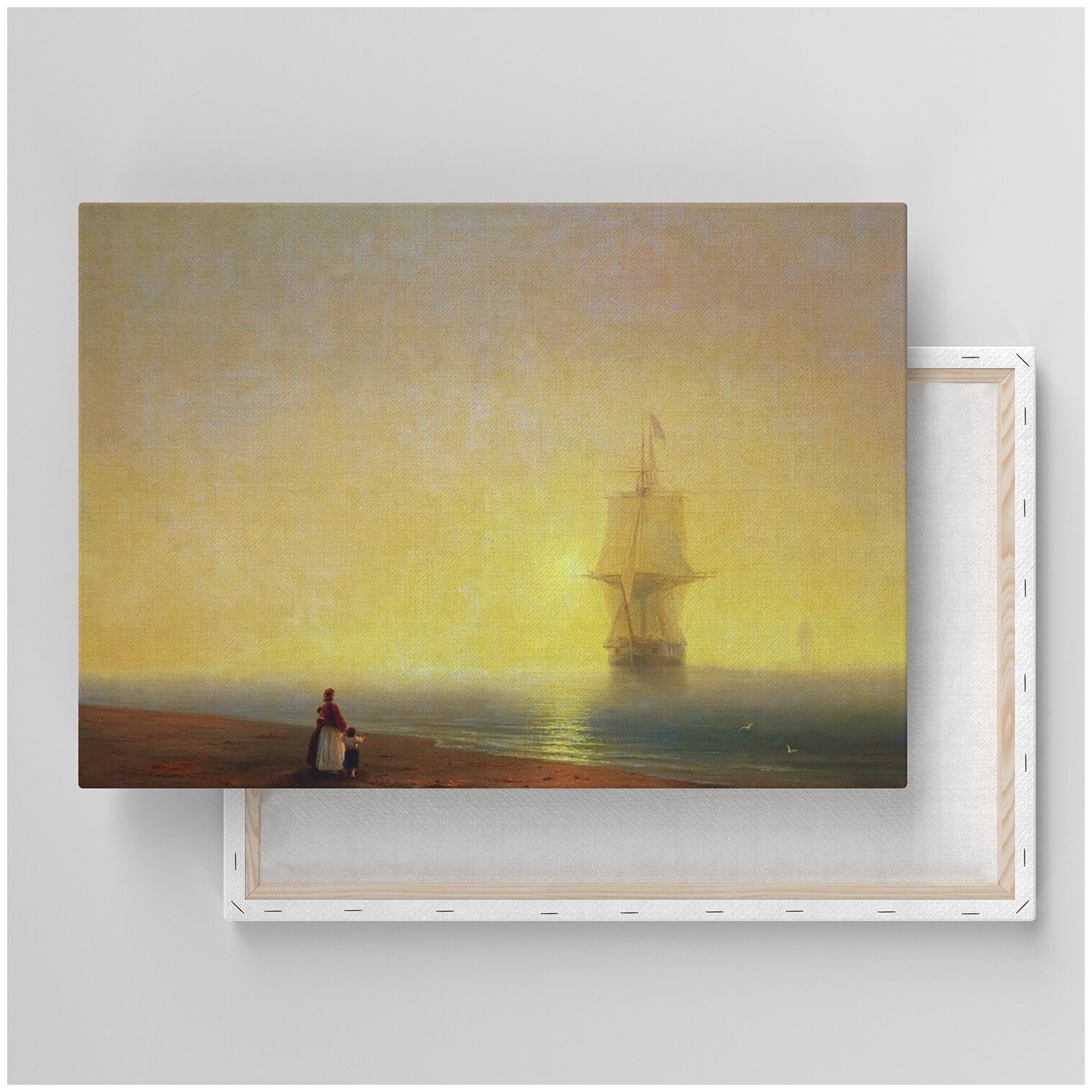 Картина на холсте с подрамником / Aivazovsky Ivan / Айвазовский Иван - Утро в море