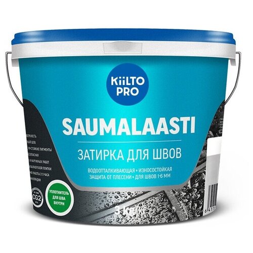 Затирка KIILTO Saumalaasti, 1 кг, 1 л, синий ледяной 90 затирка kiilto saumalaasti 1 кг 1 л бежевый 30