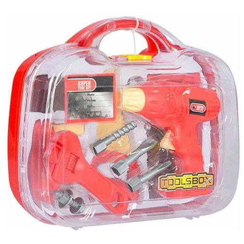 Детский игровой набор инструментов Tools Box mechanic vehicle tool box kit profesional hardcase safety metal tools box waterproof boite a outils tools packaging gtj50