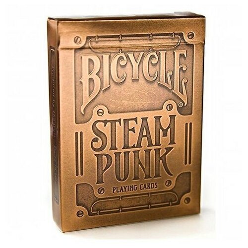 Игральные карты Bicycle SteamPunk / Стимпанк, золотые