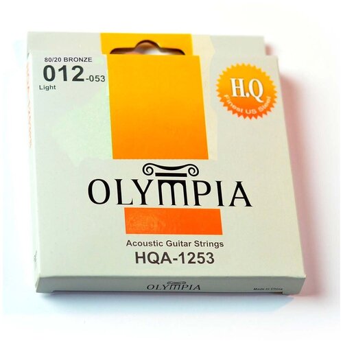 Olympia HQA1253 струны для акустической гитары 80/20 Bronze