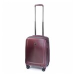Чемодан vip collection 808 pc - 20 burgundy чемодан на 4 колесахполикарбонат) - изображение