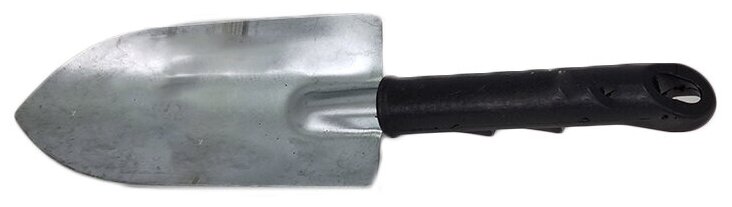 Совок (лопатка) посадочный из оцинкованной стали с пластиковой ручкой, 17 см - фотография № 3