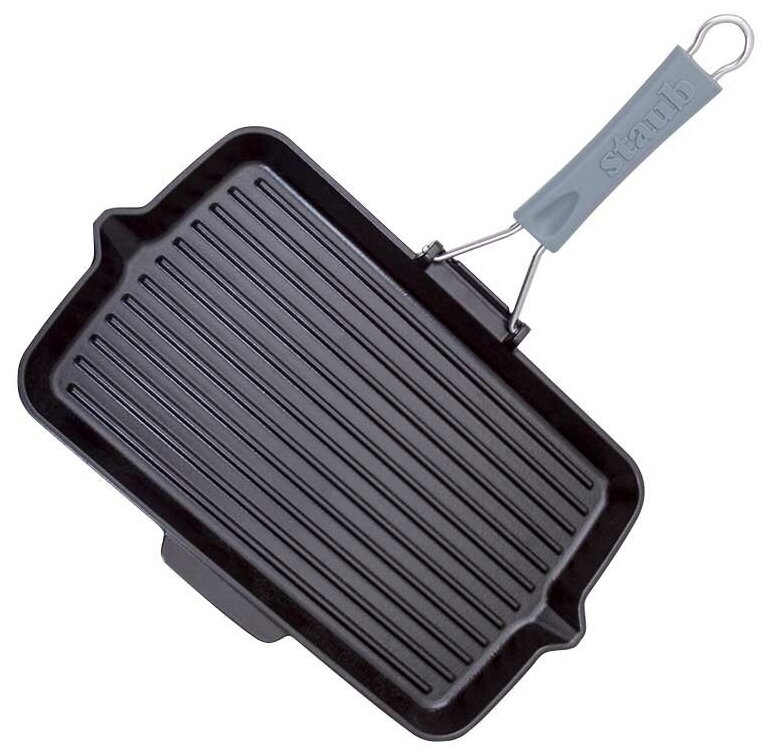 Сковорода-гриль Staub Cast Iron, диаметр 34 см, 34х21 см - фото №7